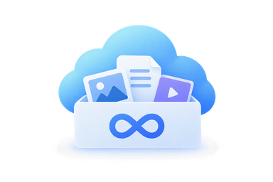 Unlimited file storage within 1MSG WhatsApp Business API